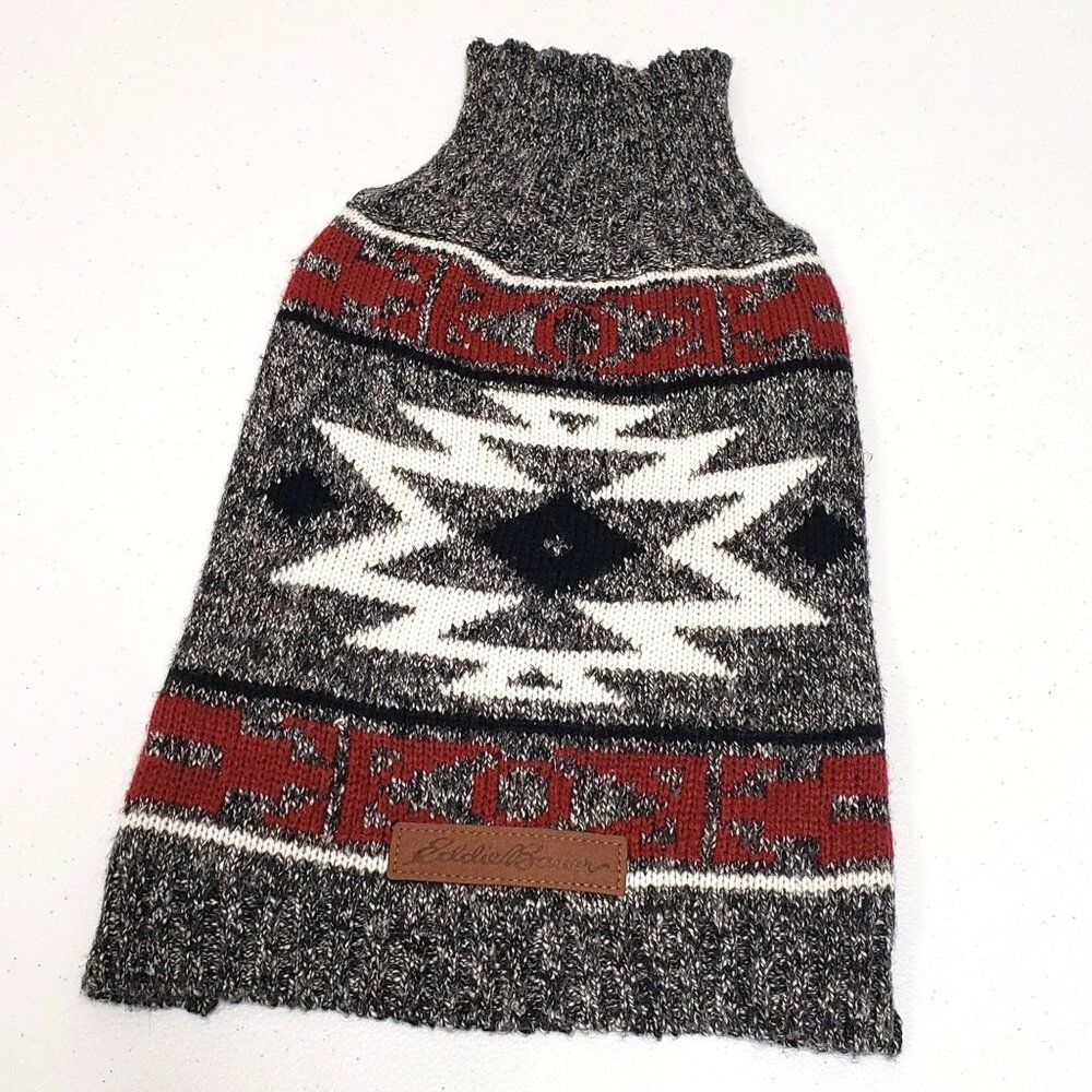Eddie Bauer Dog Pet Sweater Knit Size Medium